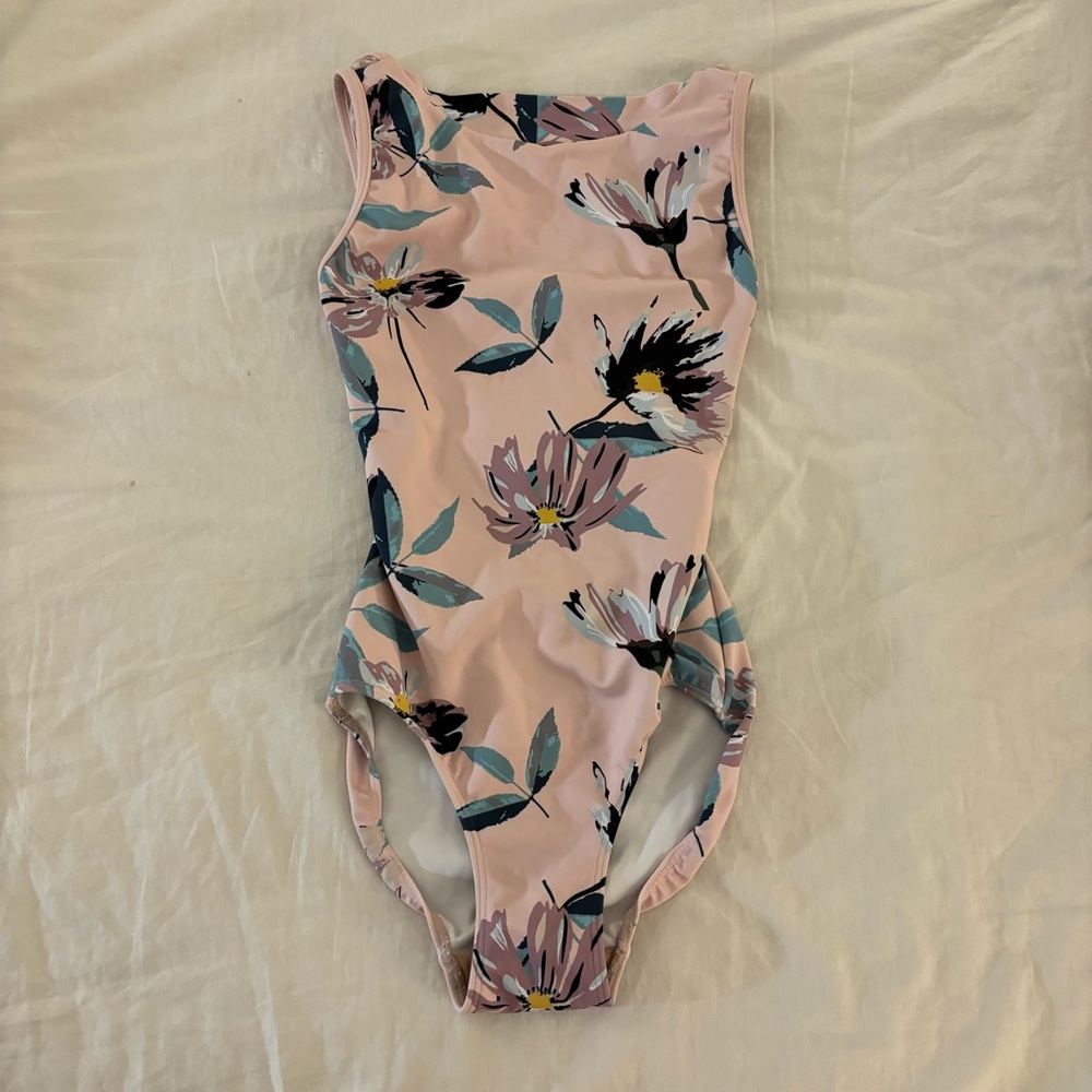eleve floral leotard